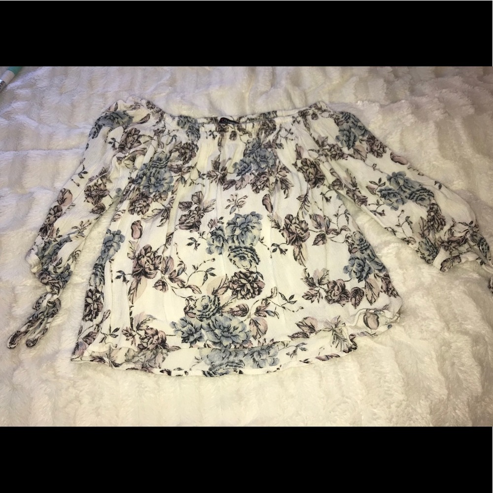 off the shoulder blouse